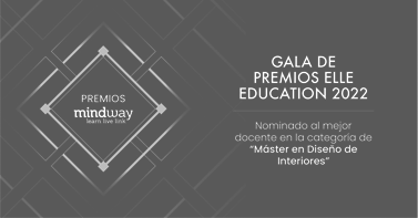 María del Valle Premio al mejor docente diseño de interiores en elle decor education